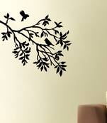 Large Birds on Tree Wall Decal Nature