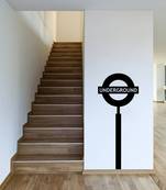 Small Underground Sign Wall Decal Modern Graphic
