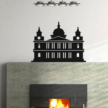 Large The Structure Wall Decal Modern Graphic 1