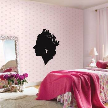 Large Queen Victoria Wall Decal Modern Woman 1