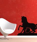 Large Galloping Horse Wall Decal Birds and Animal