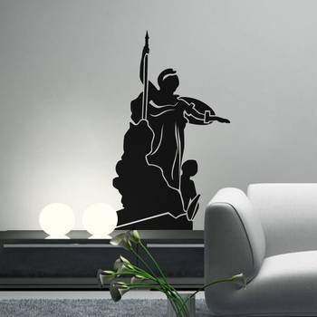 Medium Athena Wall Decal Modern Graphic 1