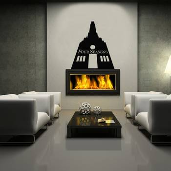 Large Four Seasons Wall Decal Modern Graphic 1