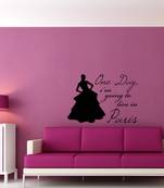 Small Live in Paris Wall Decal Quotes