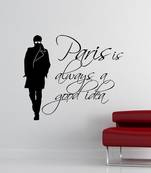 Medium Paris is Always a Good Idea Wall Decal Quotes