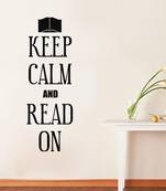 Medium Keep Calm And Read On Wall Decal Quotes