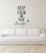 Large Keep Calm Stay Beautiful Wall Decal Quotes