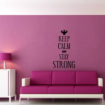 Medium Keep Calm And Stay Younger Wall Decal Quotes 1