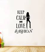 Large Keep Calm and Love Fashion Wall Decal Quotes