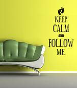 Small Keep Calm And Follow Me Wall Decal Quotes