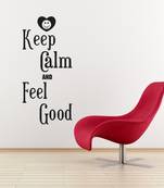 Medium Keep Calm And Feel Good Wall Decal Quotes