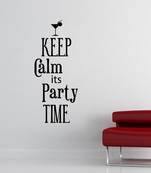 Large Keep Calm Its Party Time Wall Decal Quotes