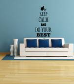 Medium Keep Calm And Do Your Best Wall Decal Quotes