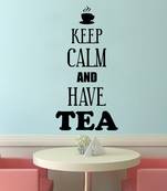 Small Keep Calm And Have Tea Wall Decal Quotes
