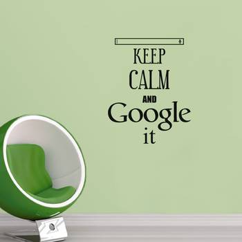Small Keep Calm And Google It Wall Decal Quotes 1