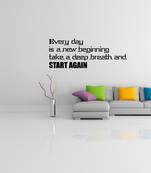 Large Start Again Wall Decal Quotes
