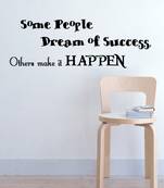 Large Make Success Happen Wall Decal Quotes