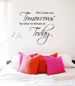 Large Dream Today Create Tomorrow Wall Decal Quotes
