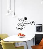 Medium Eat Drink Enjoy Wall Decal Quotes