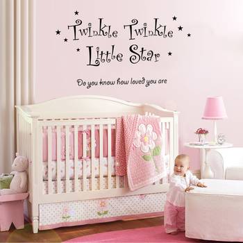 Medium Twinkle Twinkle Little Star Wall Decal Quotes 1