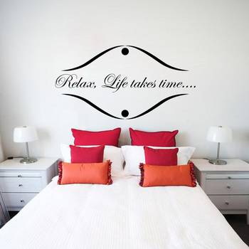 Medium Life Takes Time Wall Decal Quotes 1