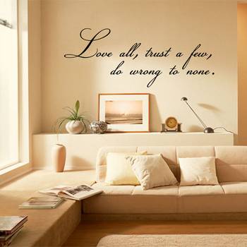 Small Love All Wall Decal Quotes 1