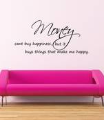 Large Money Can’t Buy Happiness Wall Decal Quotes