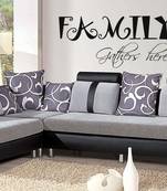 Large Family Gathers Here Wall Decal Quotes
