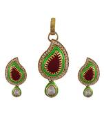 red Cubic Zirconia pendants