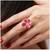 Violet Flower Ring