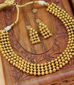 Gorgeous Designer Gold Plated  Necklace Set