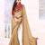 silver embroidered georgette saree with blouse