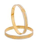 Simple Gold Plated Office Wear Bangles