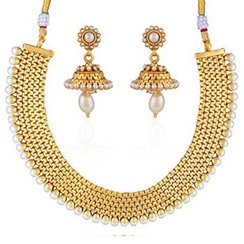 Modish Gold Plated Necklace Set For Women 1