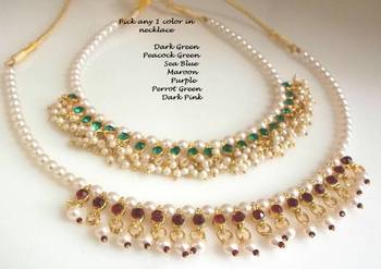 New offer buy 1 get 1 free pearl necklace 2
