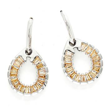 Crystal Bohemian Tear Drop Earrings 1