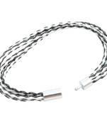 Double Layered Black and White   Braided Bracelet/Wrist Band For Men/ Boys