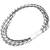 Double Layered Black and White   Braided Bracelet/Wrist Band For Men/ Boys