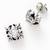 Oxidised Metal and CZ Studs