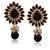 Prisha Jewels Black Copper Drop Earrings