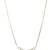 Peace Collection Silver Tanmaniya Locket Chain And Earrings Set For Women
