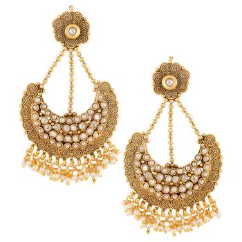White polki danglers-drops 1