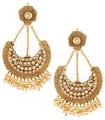 White polki danglers-drops