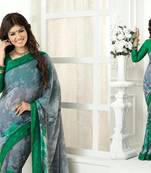 Designer Ayesha Takia Printed Whightless Saree