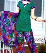 Exclusive daily wear printed synthetic dress material -ANSG1013SV