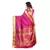 Pink woven Art-Silk saree With Blouse