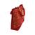 Red Brocade Handbag with Golden Mango Motif