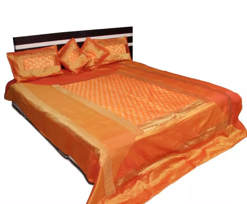Designer Brocade bed cover