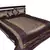 polysilk brocade bed cover