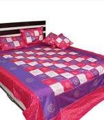 Ethnic Polysilk Bed Cover